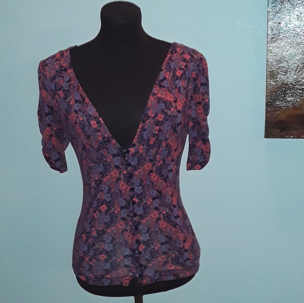 Free People Button-Up Blouse|Size S